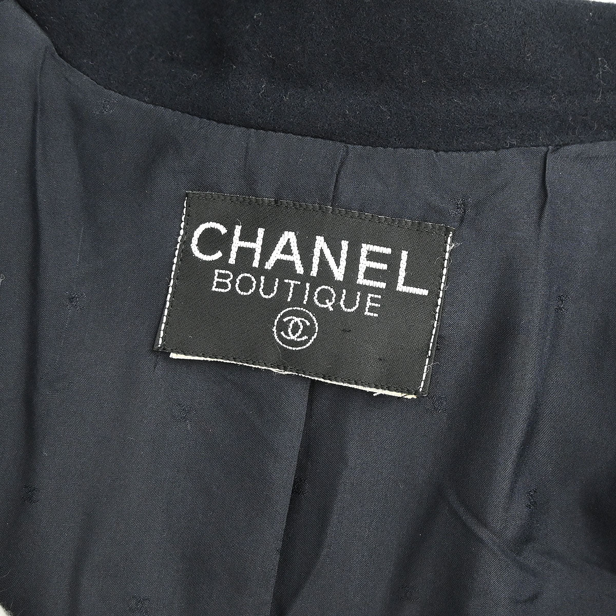 Chanel Double Breasted Jacket Navy