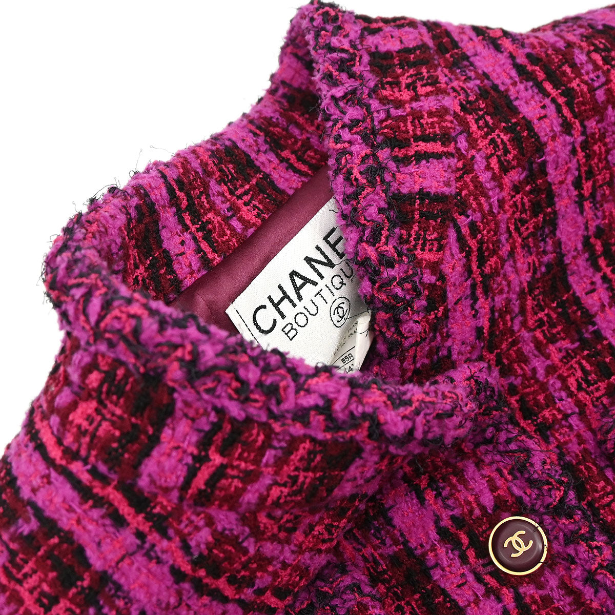 Chanel 1995 Single Breasted Jacket Pink #42