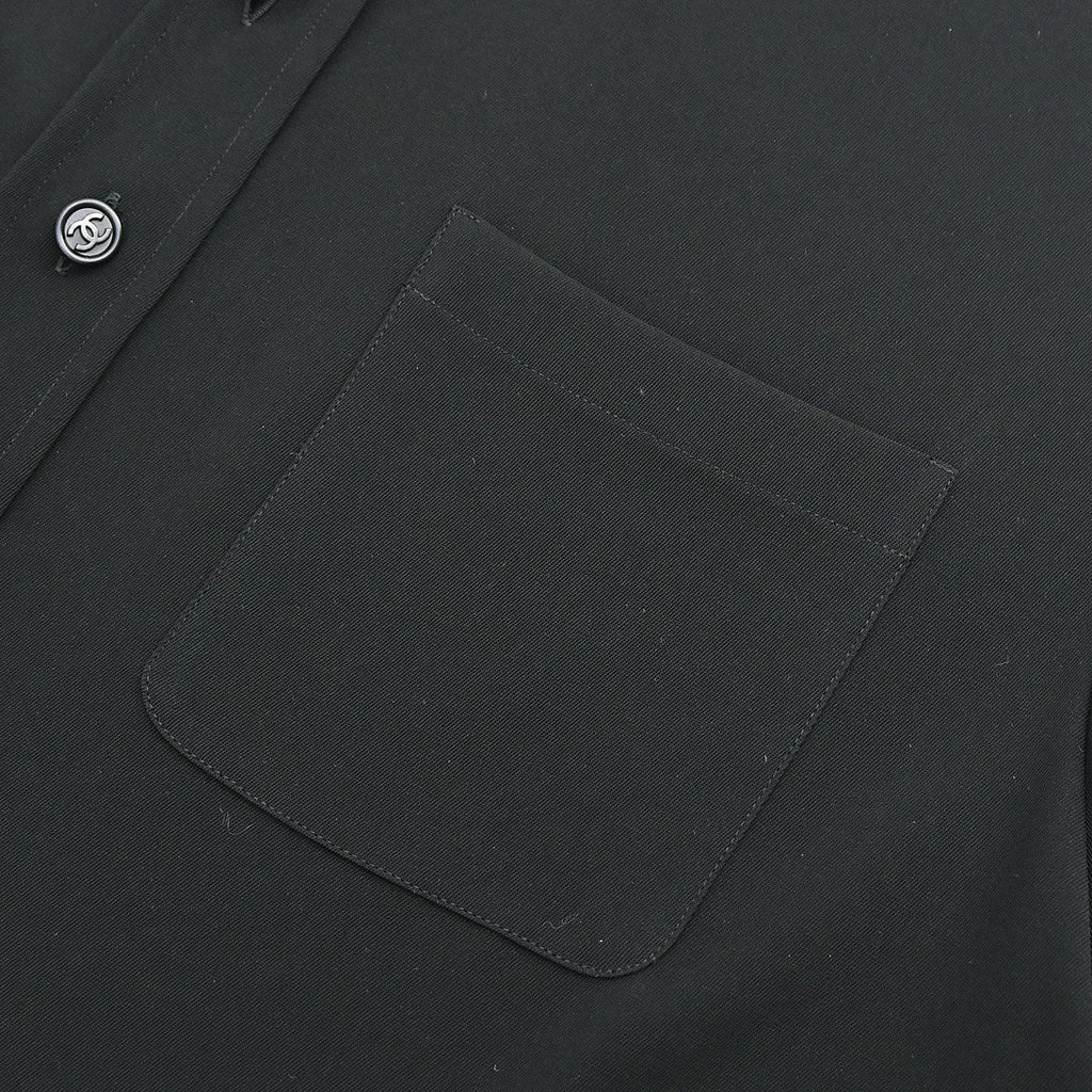 Chanel 1998 Blouse Shirt Black #38