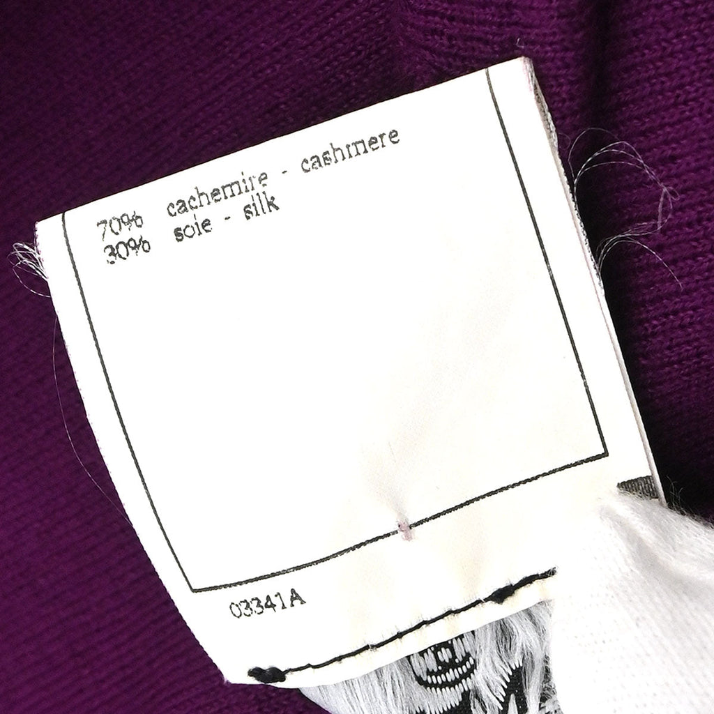 Chanel 1995 Cardigan Purple #36