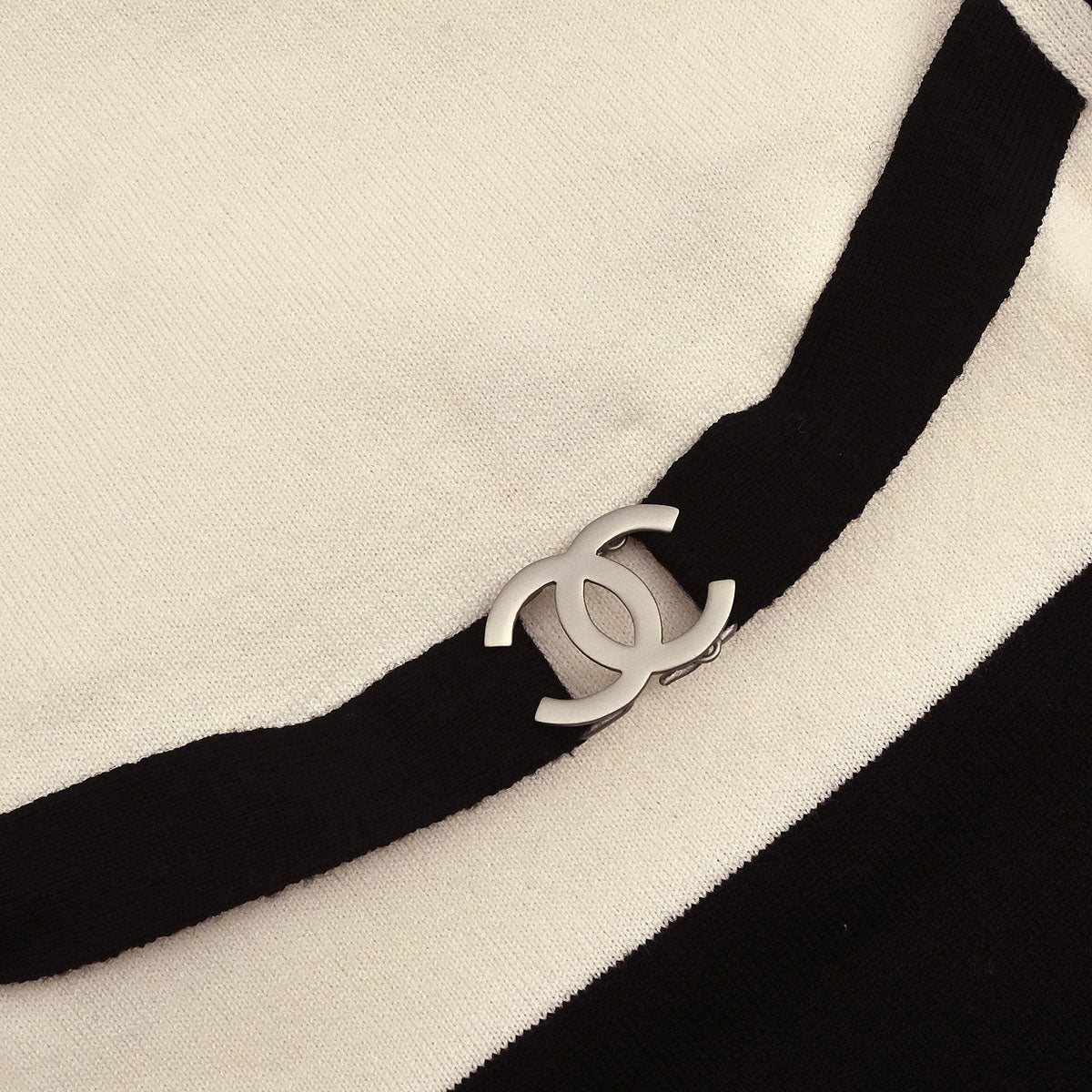 Chanel 1998 Jumpsuit Sleeveless White Black #38