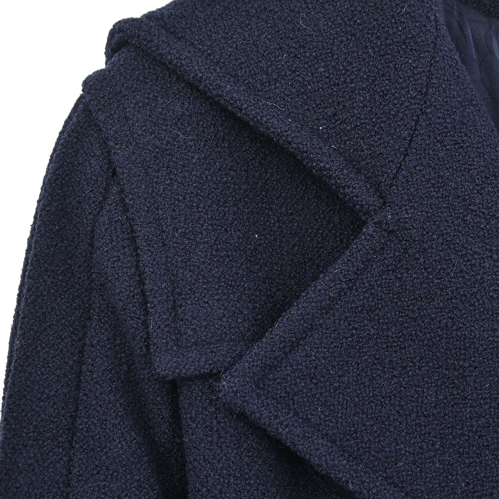 Chanel 2006 Hoodie Duffel Coat Navy #42