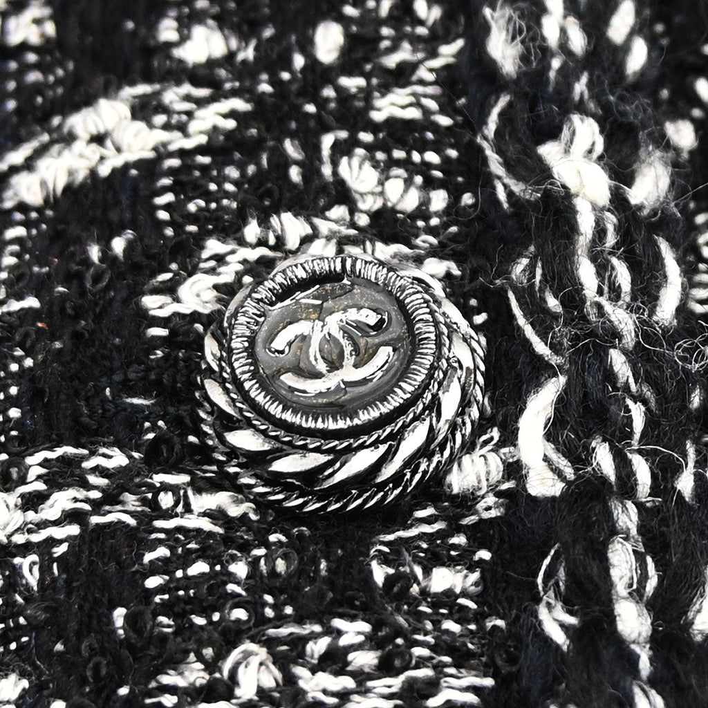 Chanel 2013-2014 Single Breasted Jacket Black #36
