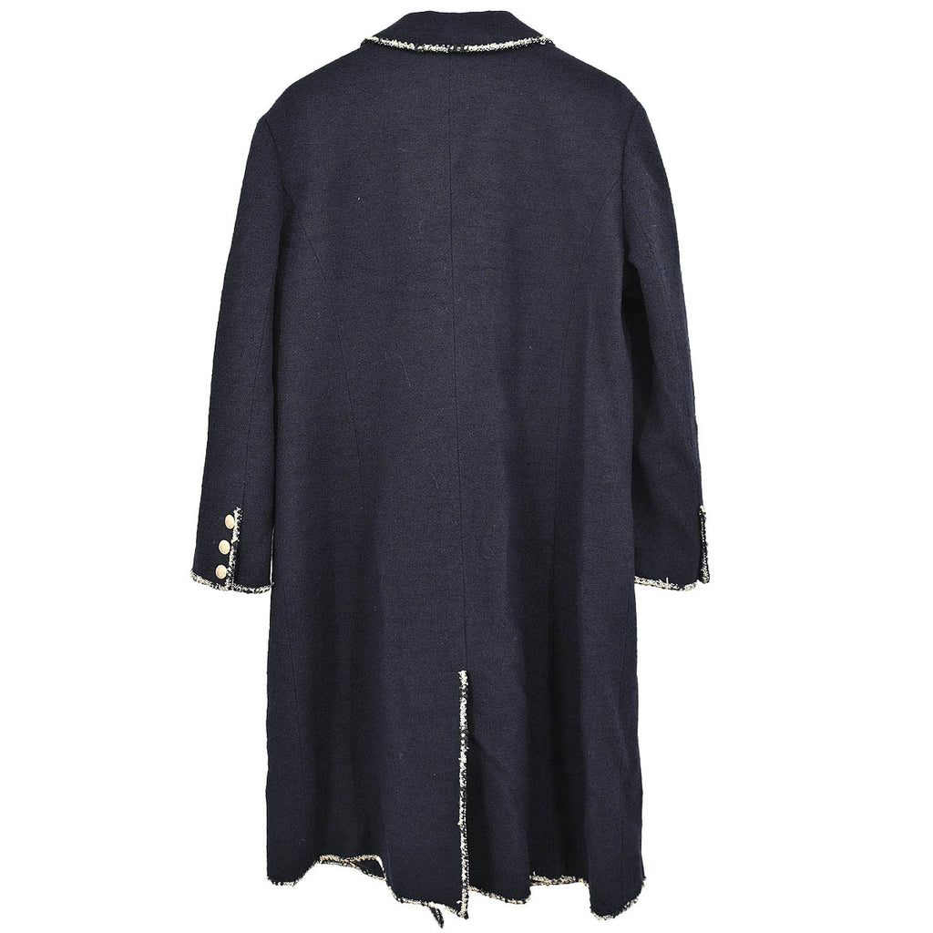Chanel 2005 Emblem Double Breasted Jacket Navy #46