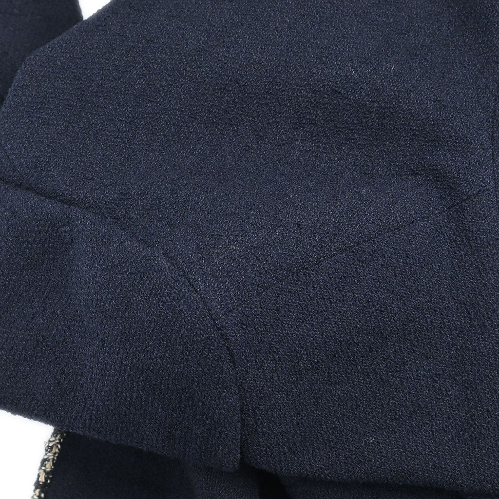 Chanel 2005 Emblem Double Breasted Jacket Navy #46