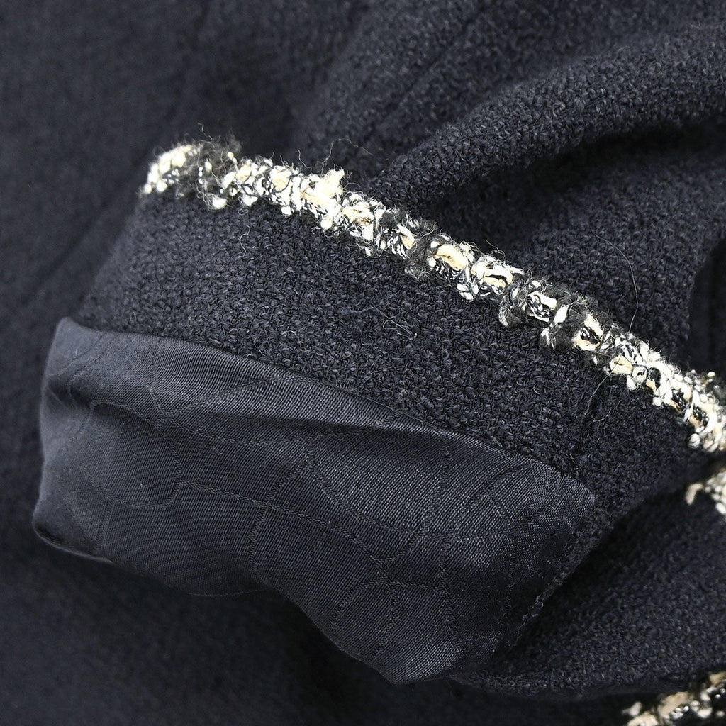Chanel 2005 Emblem Double Breasted Jacket Navy #46