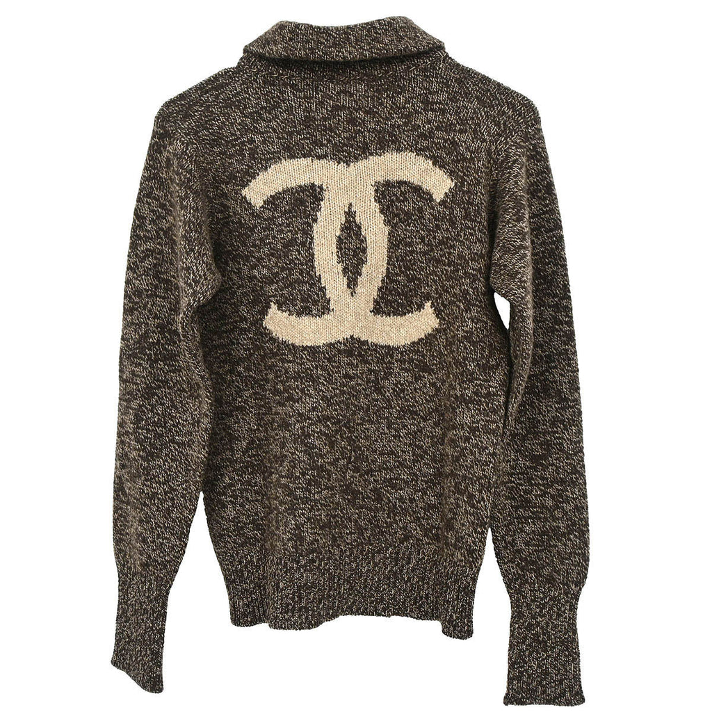 Chanel 1996 Sweater Top Brown #38