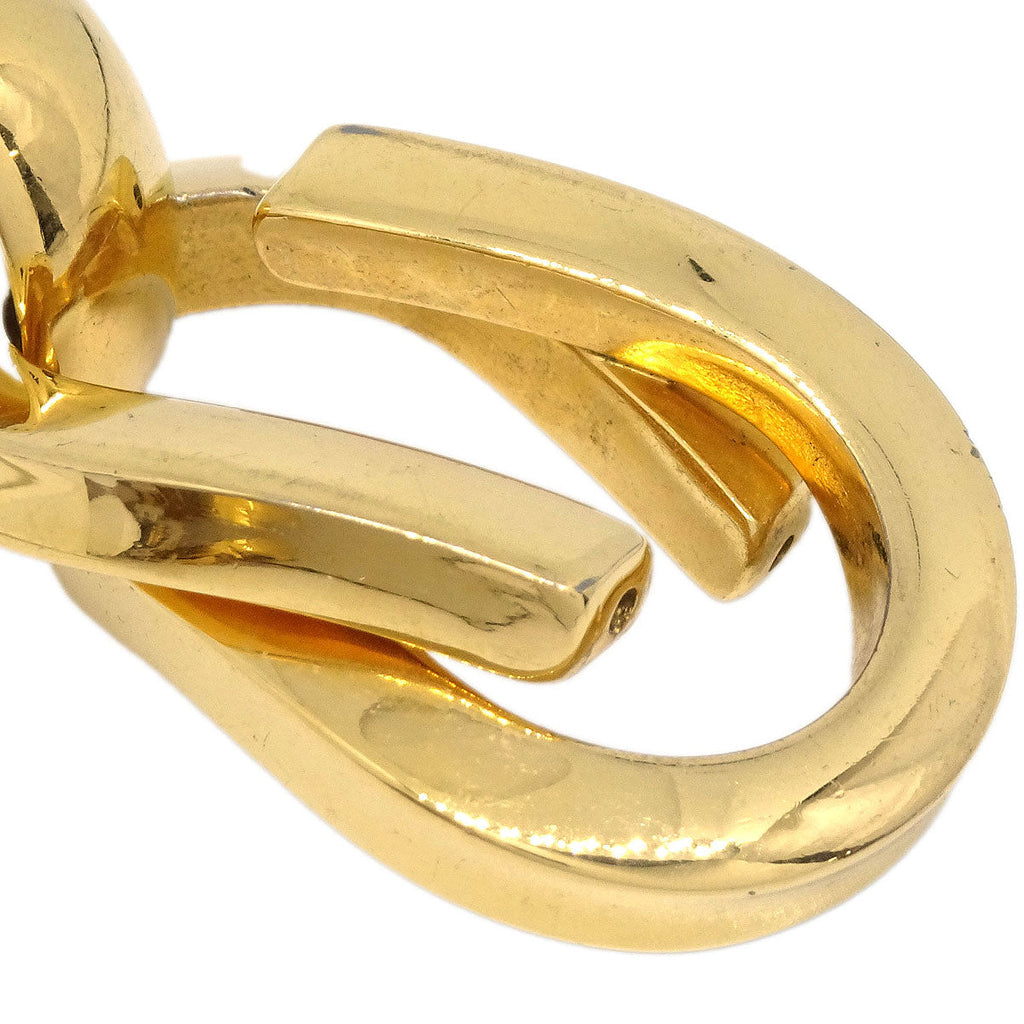 Gucci Dangle Clip-On Earrings Gold 1991