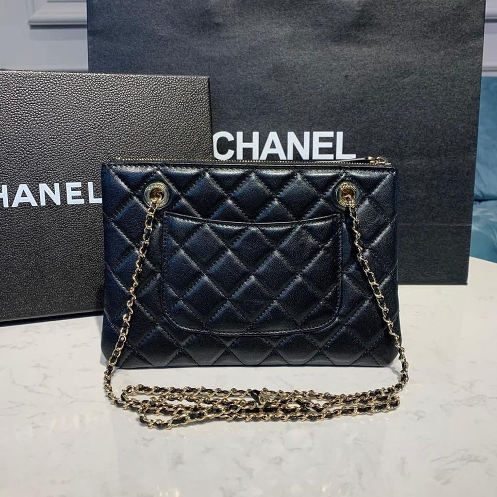 ChanelSmall Double Case Bag With Strap Black For Women Bags, Shoulder And Crossbody Bags 9in/23cm AP1074