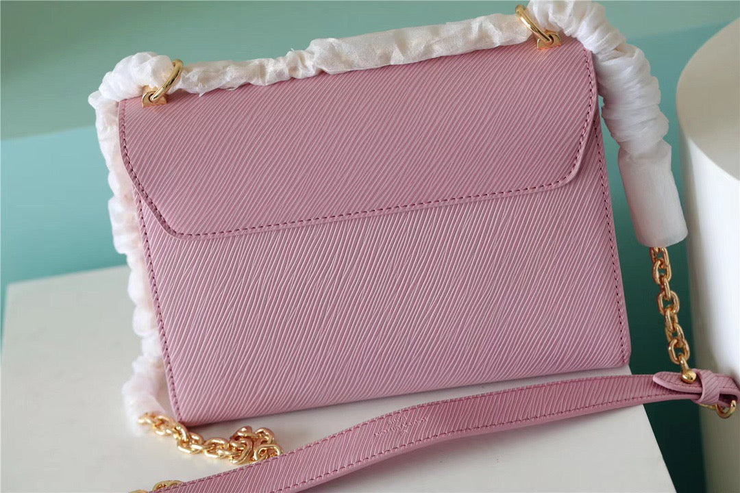Louis Vuitton Twist MM Epi Guimauve Purple For Women,  Shoulder And Crossbody Bags 9.1in/23cm Louis Vuitton