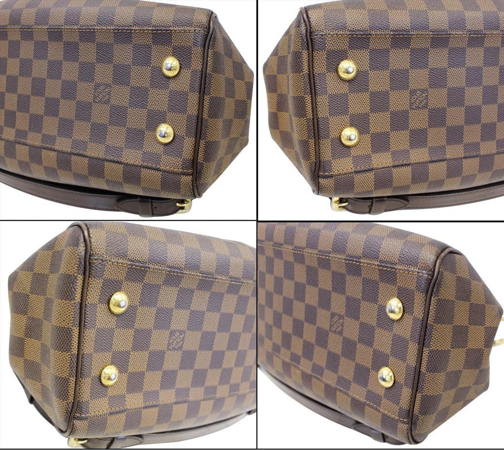 LOUIS VUITTON Trevi PM Damier Ebene Brown Shoulder Bag