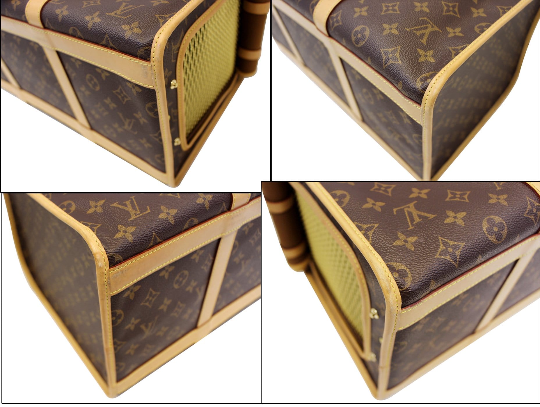 LOUIS VUITTON Sac Chien 50 Monogram Canvas  Dog Carrier