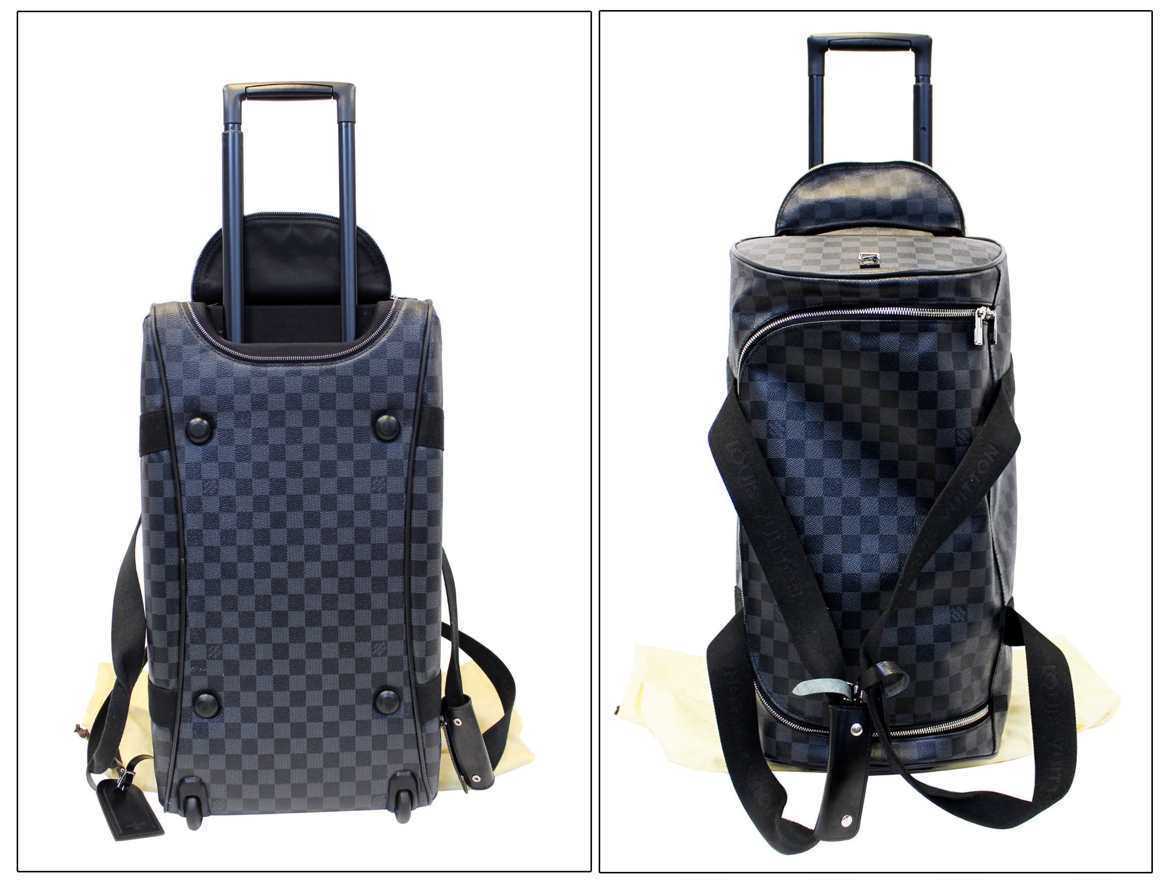 LOUIS VUITTON Damier Graphite Neo Eole 55 Rolling Duffle Bag