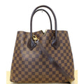 LOUIS VUITTON Kensington Damier Ebene Shoulder Handbag