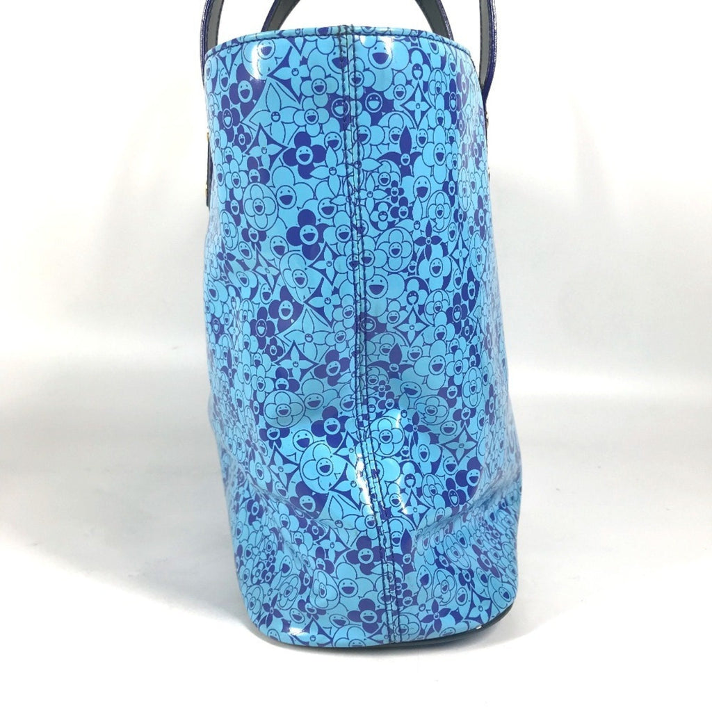 Louis Vuitton Blossom Tote Patent Leather Blue Patent_Leather Handbag