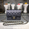 ChanelMini GlamIap Bag Caviar Black For Women Bags, Shoulder And Crossbody Bags 6.7in/17cm A35200