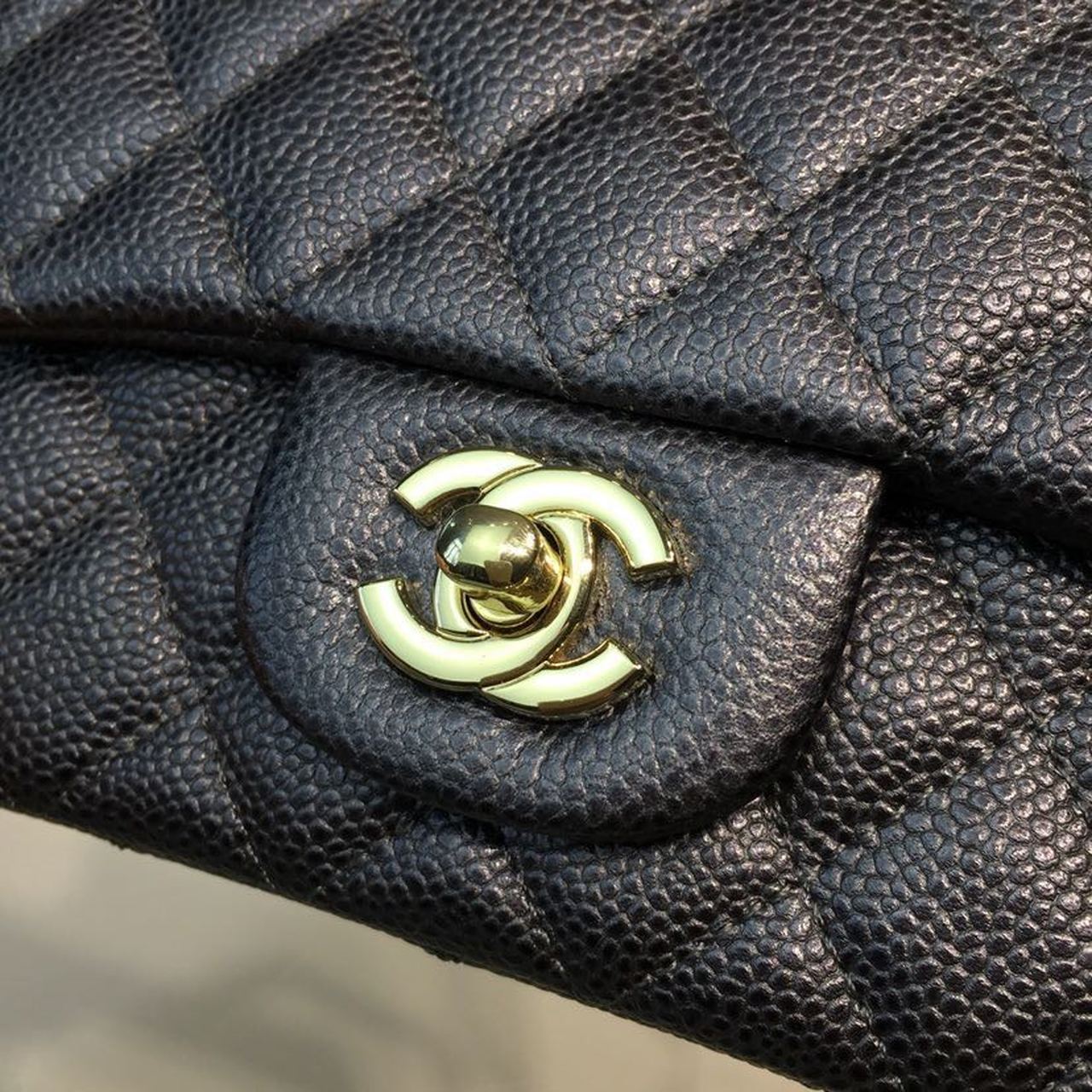 ChanelMini GlamIap Bag Caviar Black For Women Bags, Shoulder And Crossbody Bags 6.7in/17cm A35200