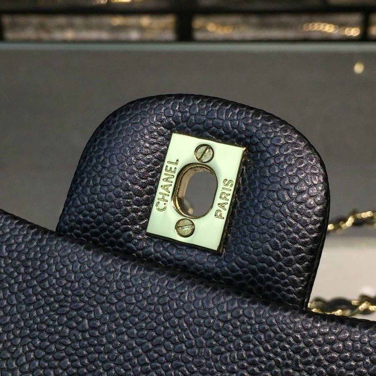 ChanelMini GlamIap Bag Caviar Black For Women Bags, Shoulder And Crossbody Bags 6.7in/17cm A35200