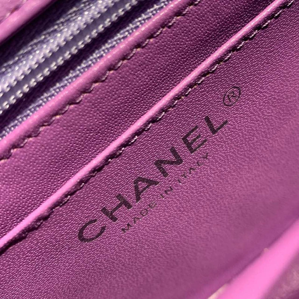 ChanelMini GlamIap Bag Purple For Women Bags, Shoulder And Crossbody Bags 6.7in/17cm A35200