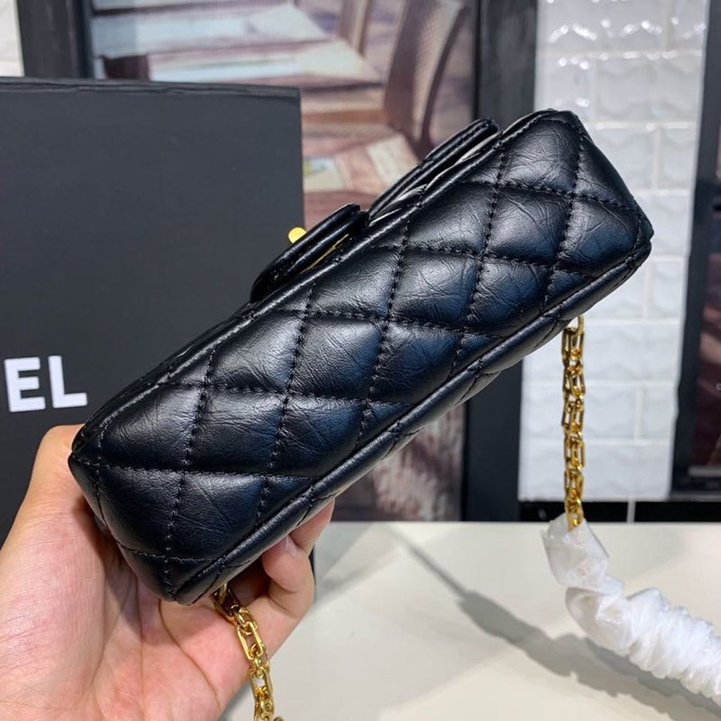 ChanelReissue 2.55 Waist Belt Bag Black For Women Bags, Shoulder And Crossbody Bags 6.7in/17cm
