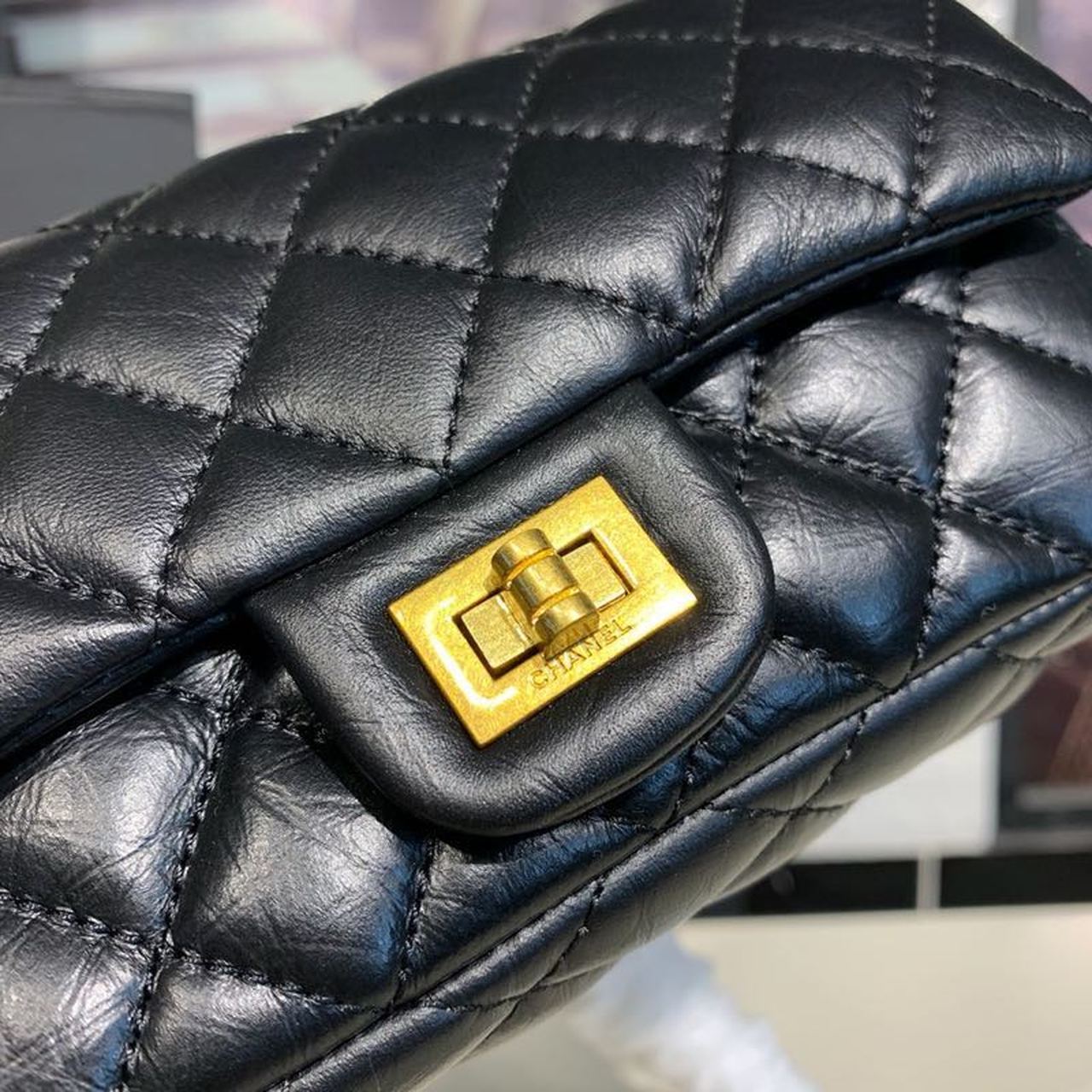 ChanelReissue 2.55 Waist Belt Bag Black For Women Bags, Shoulder And Crossbody Bags 6.7in/17cm