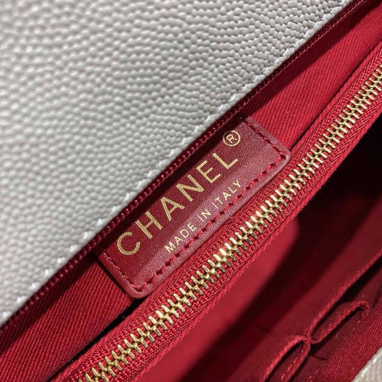 ChanelLarge GlamIap Bag With Top Handle Grey For Women Handbags, Shoulder And Crossbody Bags 11in/28cm A92991