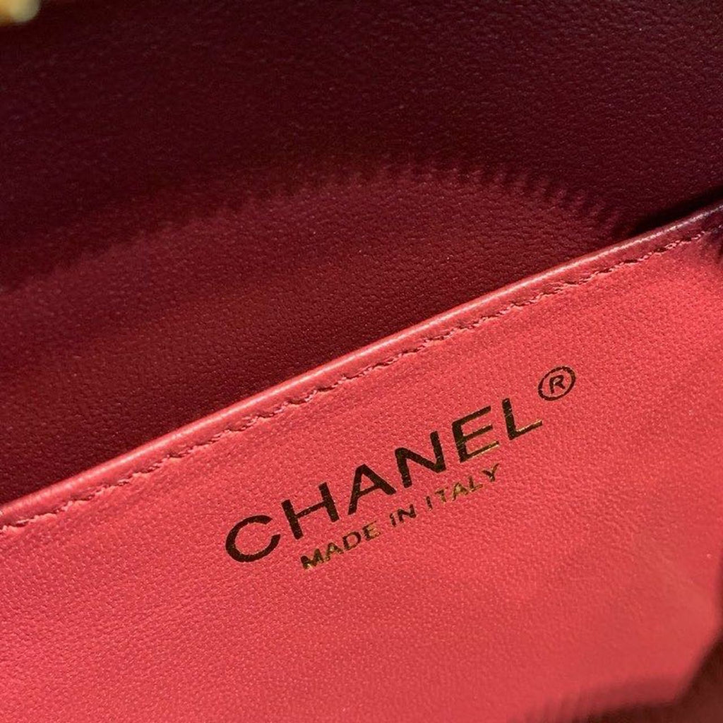 Chanel ligree Vertical Vanity Case Bag Burgundy For Women Handbags, Shoulder And Crossbody Bags 6.7in/17cm