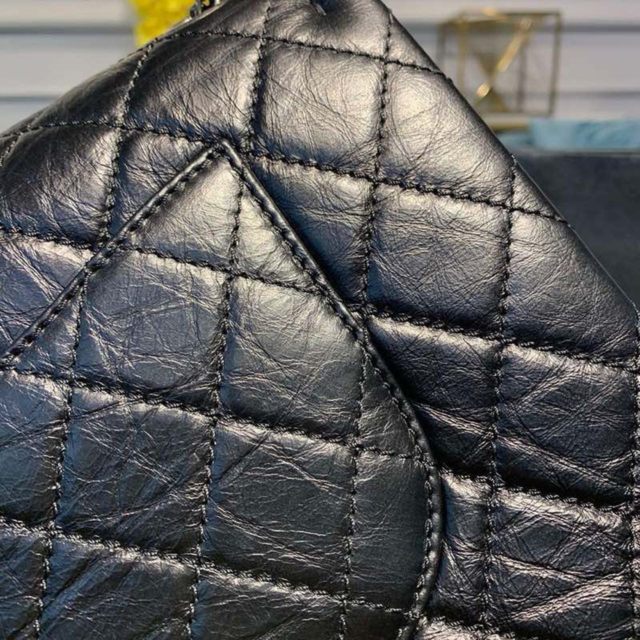 Chanel 2.55 Handbag SiLouis Vuittoner Hardware Black For Women, Women’s Bags, Shoulder And Crossbody 11in/28cm A37586