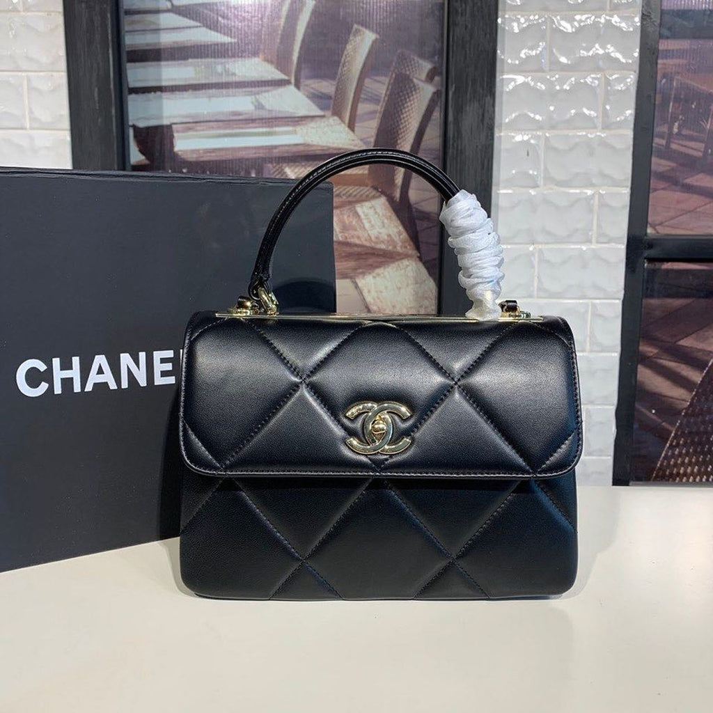 ChanelTrendy ChanelBag Black For Women Handbags, Shoulder And Crossbody Bags 10.2in/26cm