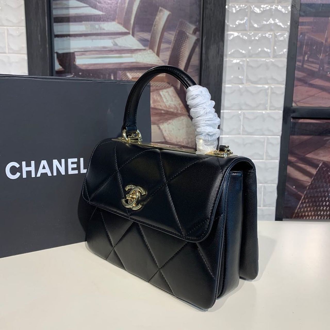 Chanel Trendy ChanelBag Black For Women, Women’s Handbags, Shoulder And Crossbody Bags 10.2in/26cm