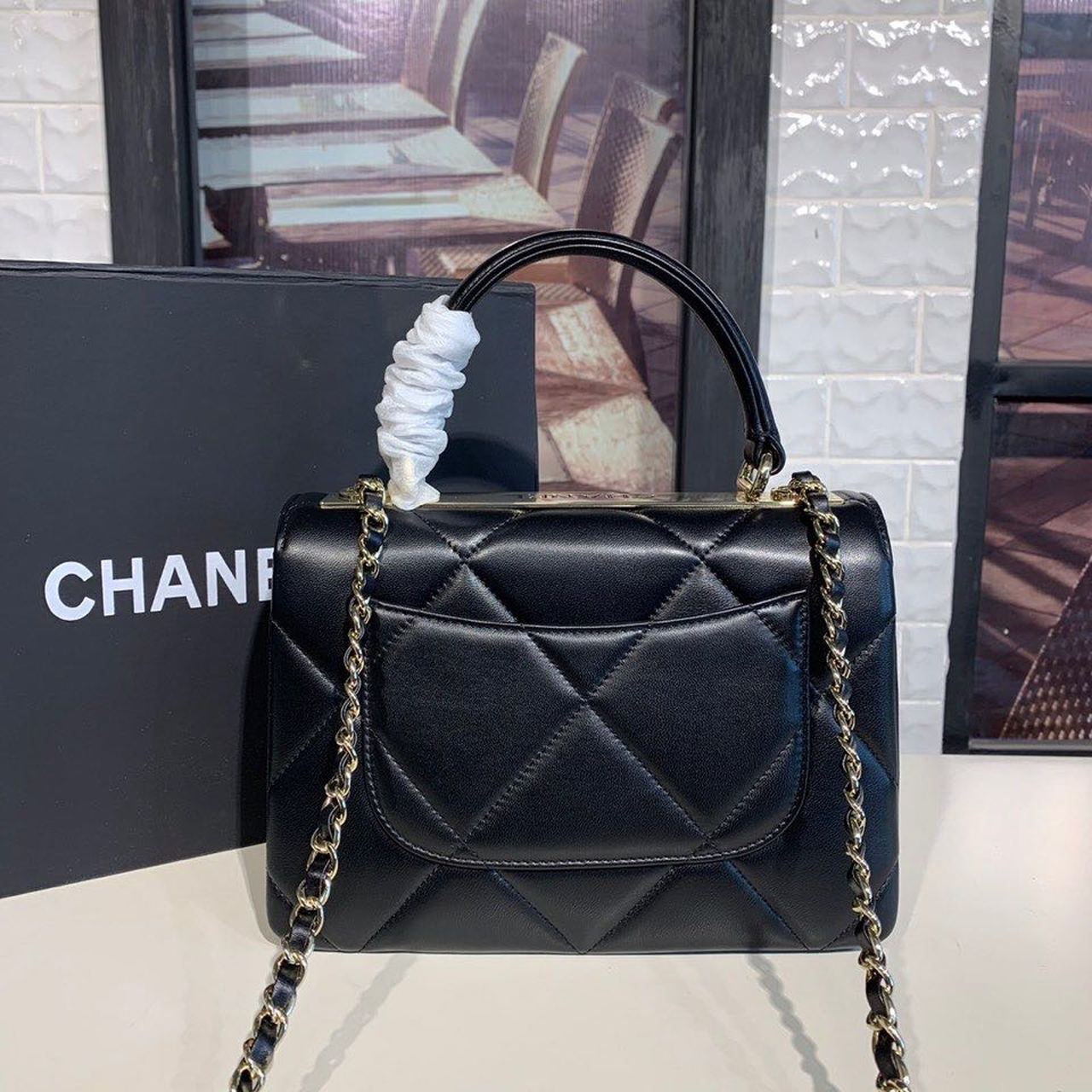 ChanelTrendy ChanelBag Black For Women Handbags, Shoulder And Crossbody Bags 10.2in/26cm