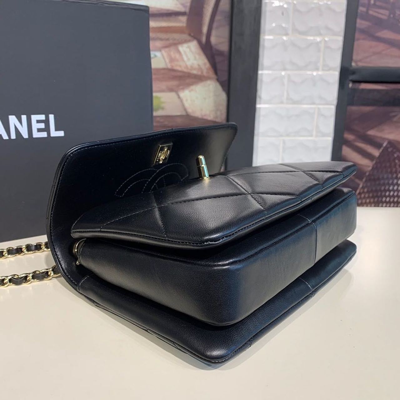 Chanel Trendy ChanelBag Black For Women, Women’s Handbags, Shoulder And Crossbody Bags 10.2in/26cm