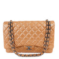 Chanel Metallic Copper Maxi Classic w/ Gunmetal Hardware