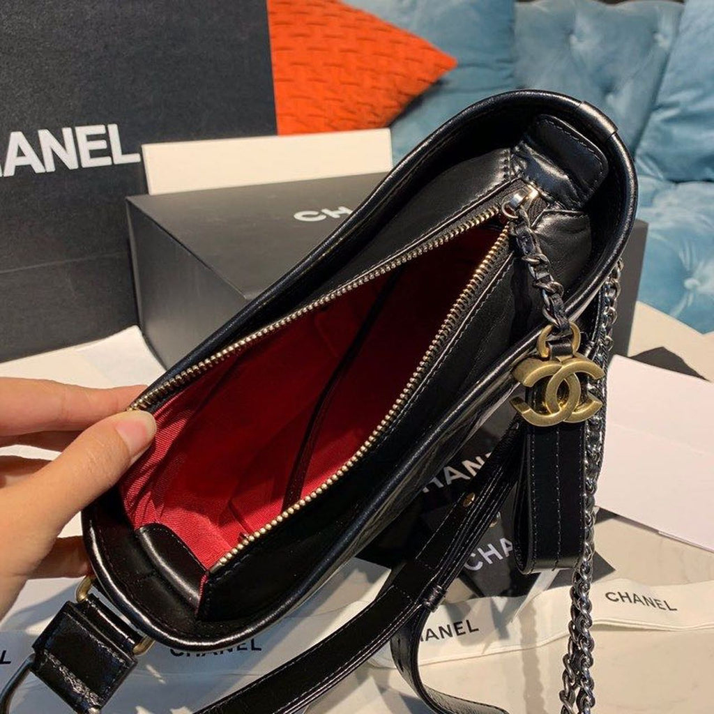 ChanelGabrielle Hobo Handbag Black For Women Bags, Shoulder And Crossbody Bags 7.8in/20cm AS1582 B03936 94305