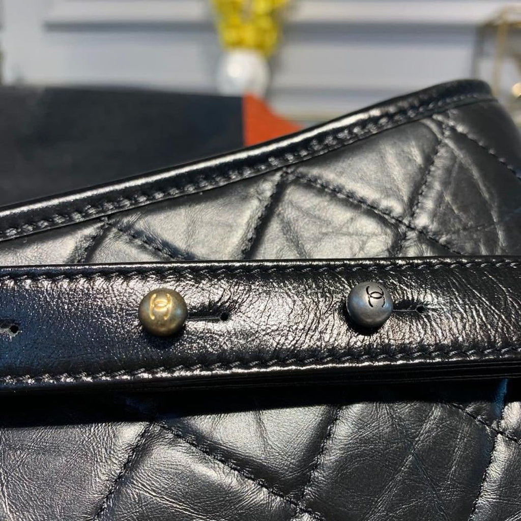 ChanelGabrielle Hobo Handbag Black For Women, Women’s Bags, Shoulder And Crossbody Bags 7.8in/20cm AS1582 B03936 94305