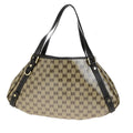 Gucci Pelham Shoulder Bag Coated Canvas Brown Canvas Shoulder Bag Bag (Pre-Owned)