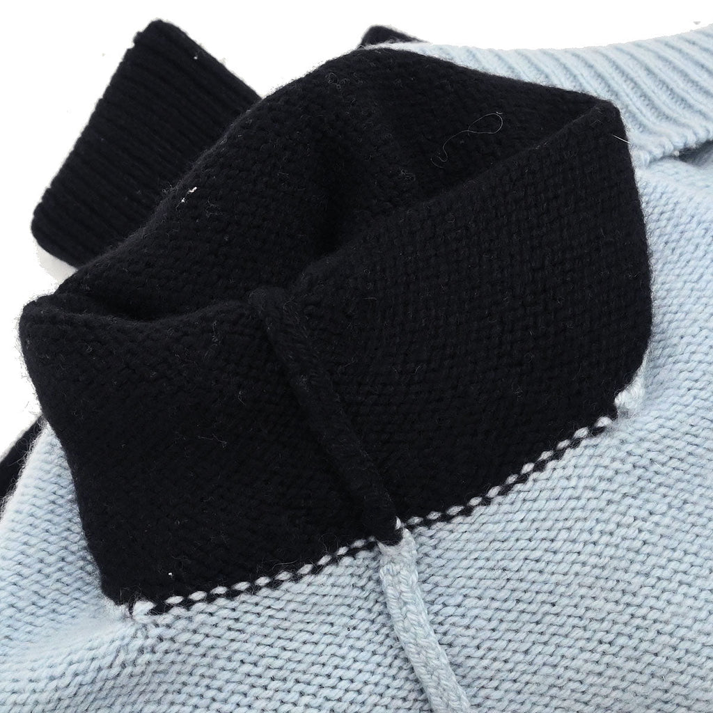Chanel 1995 Sweater Knit Top Blue #40