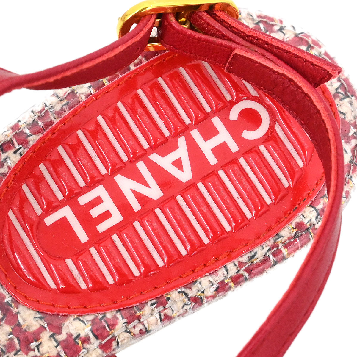 Chanel * Red Sandals Shoes #37