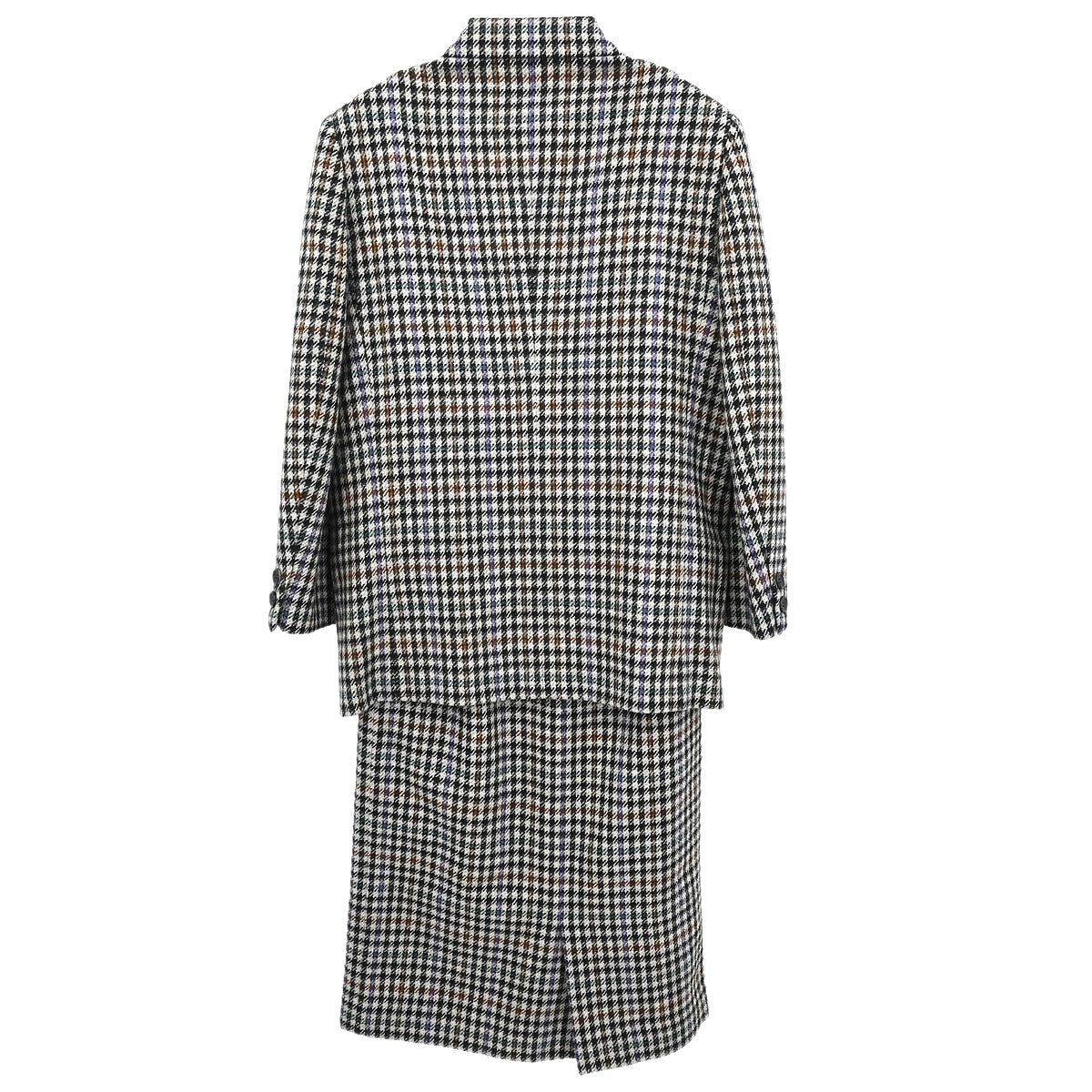 Burberrys Setup Suit Jacket Skirt Gray #34–36