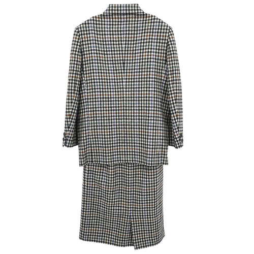 Burberrys Setup Suit Jacket Skirt Gray #34–36