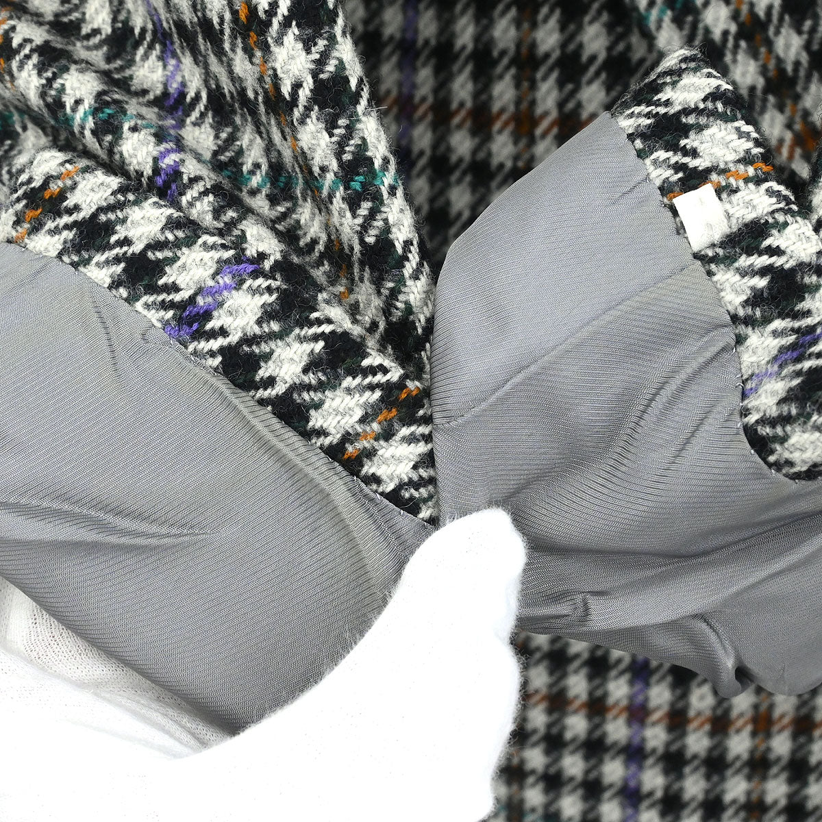 Burberrys Setup Suit Jacket Skirt Gray #34–36