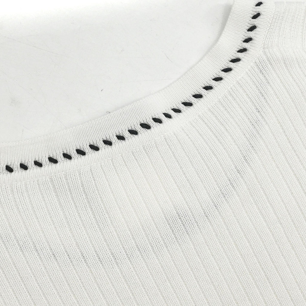 Chanel Short Sleeve Top White #38