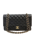 Chanel Black Caviar Medium Classic w/ Gold Hardware