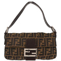 Fendi Brown Zucca Baguette Handbag