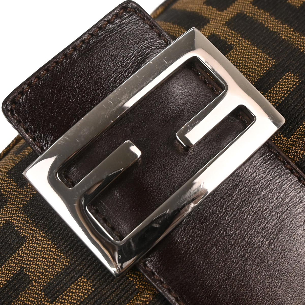 Fendi Brown Zucca Baguette Handbag
