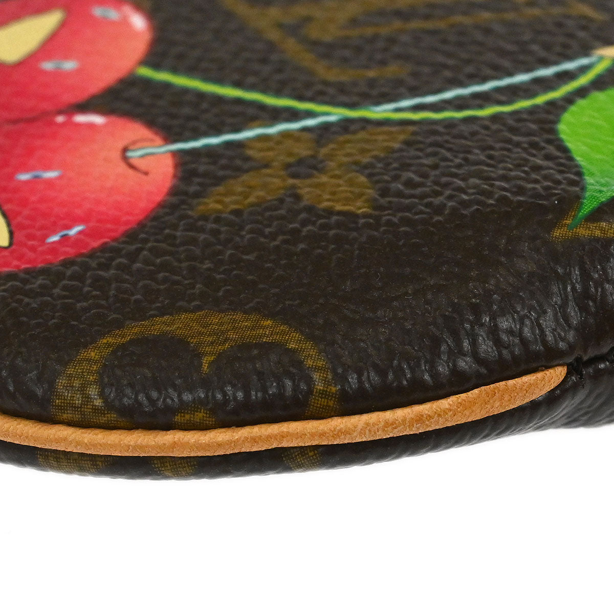 Louis Vuitton 2005 Cherry Porte Monnaie Rond Coin Case Wallet M95043