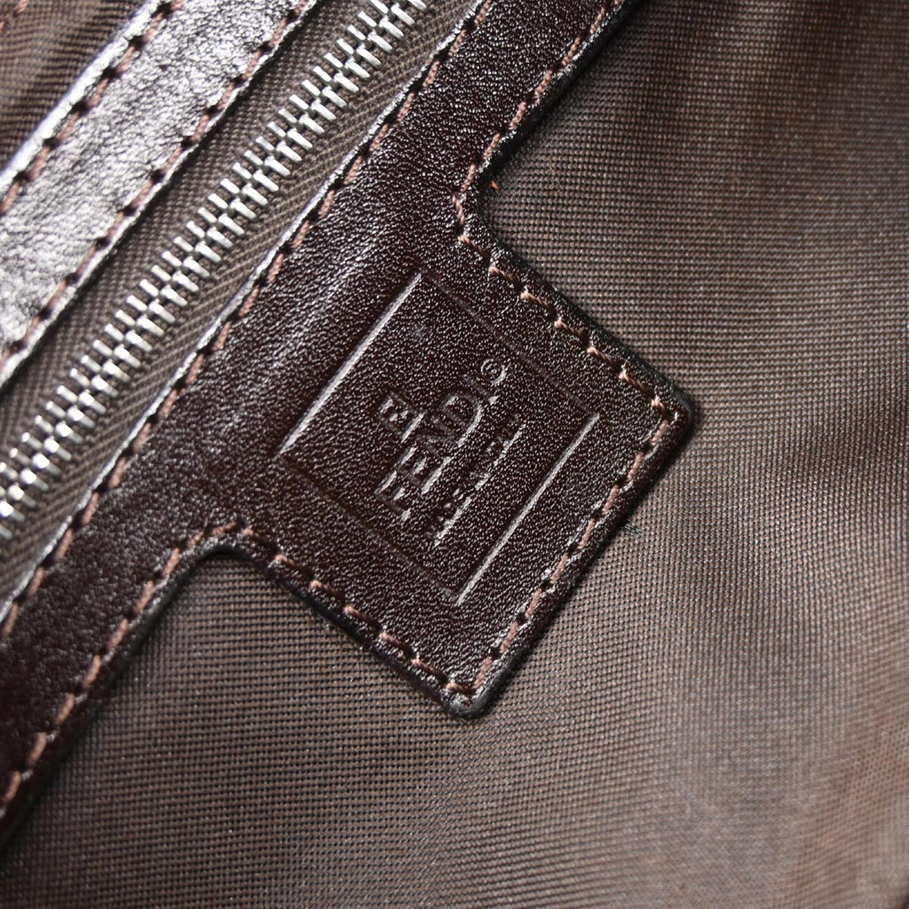 Fendi Brown Zucca Baguette Handbag