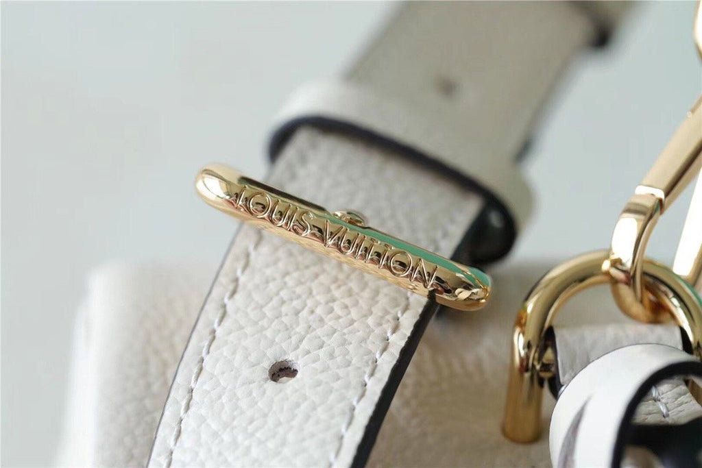 Louis Vuitton Madeleine MM Monogram Empreinte Creme Beige For Women,  Shoulder and Crossbody Bags 11.8in/30cm Louis Vuitton