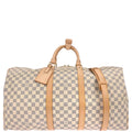 Louis Vuitton 2007 Damier Azur Keepall Bandouliere 55 Duffle Bag N41429