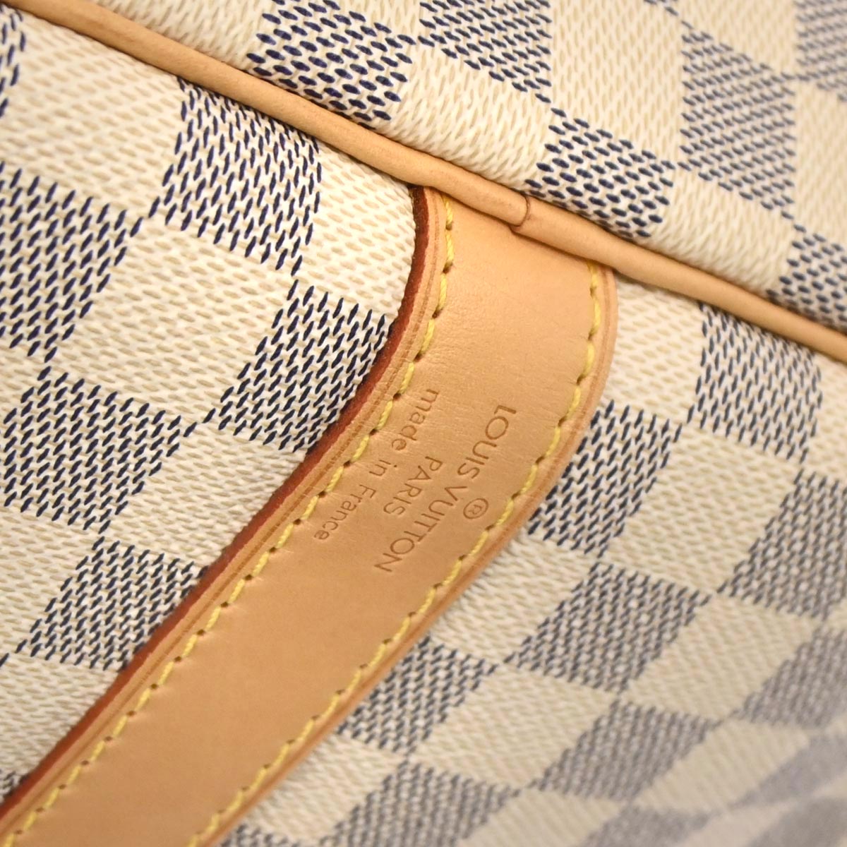 Louis Vuitton 2007 Damier Azur Keepall Bandouliere 55 Duffle Bag N41429